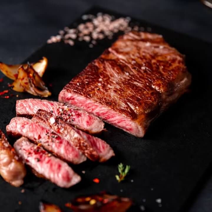 A5 Olive Wagyu New York Strip Steak