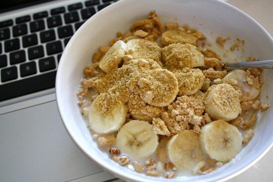 Banana with Barley and Sunflower seeds