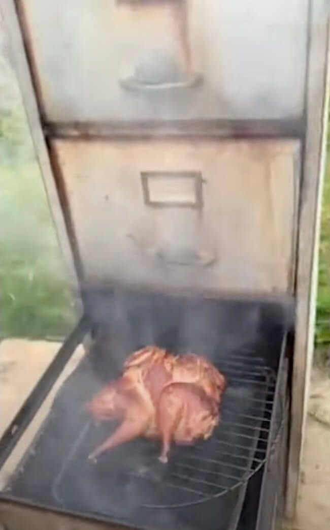 File Cabinet into a Smoker