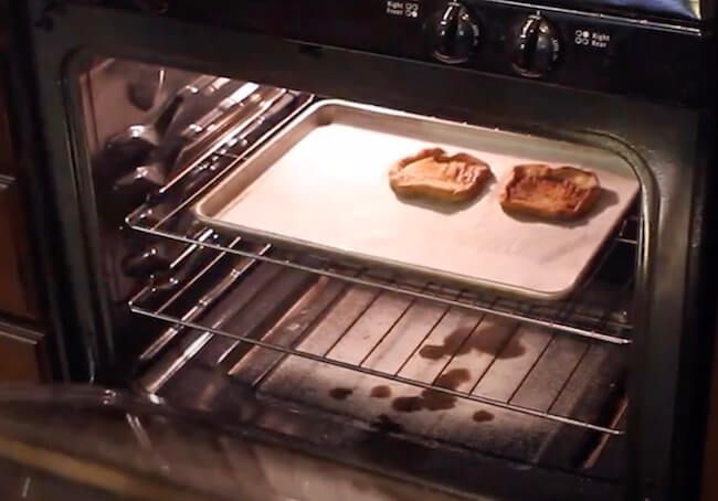 Reheating the French Toast Using an Oven