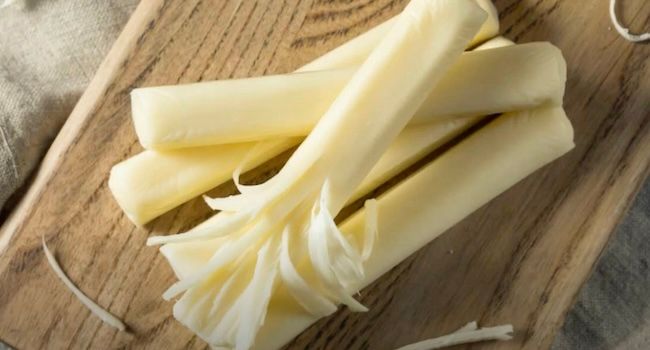 String Cheese Out of the Refrigerator