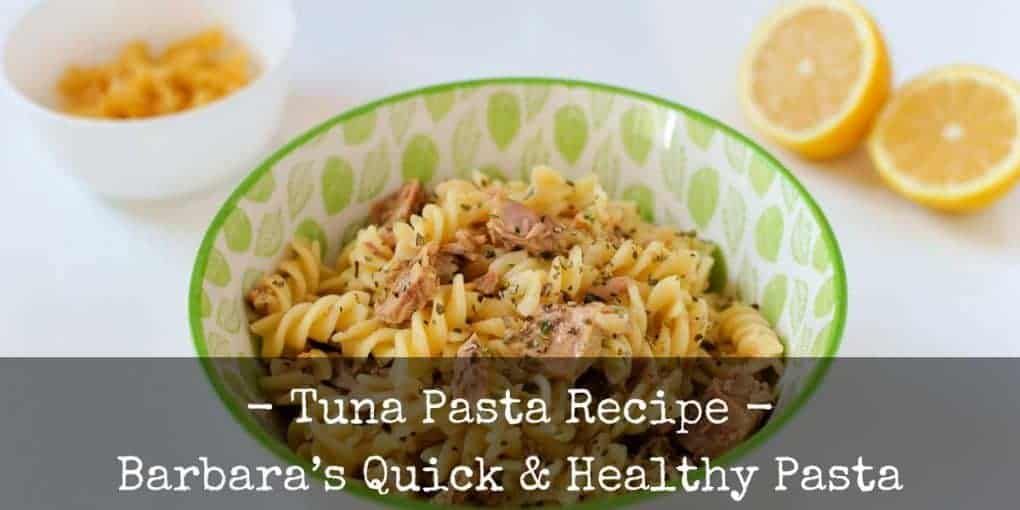 quick & healthy tuna pasta