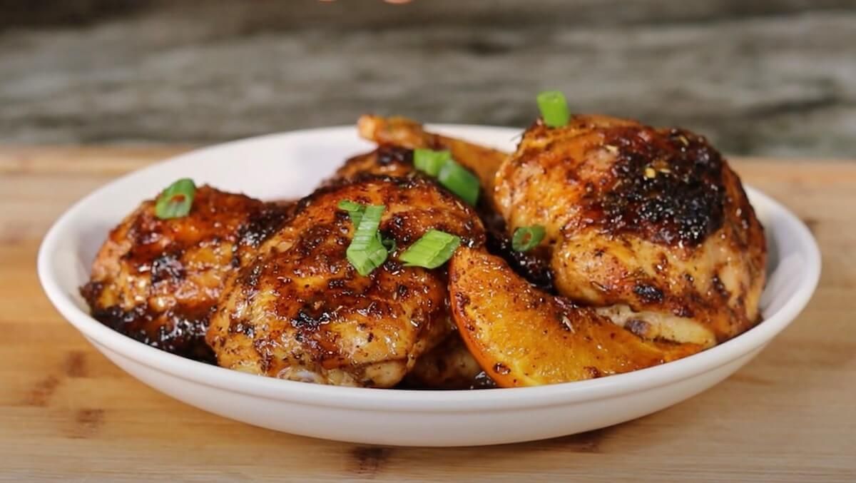 cook honey orange chicken thighs in slow cooker