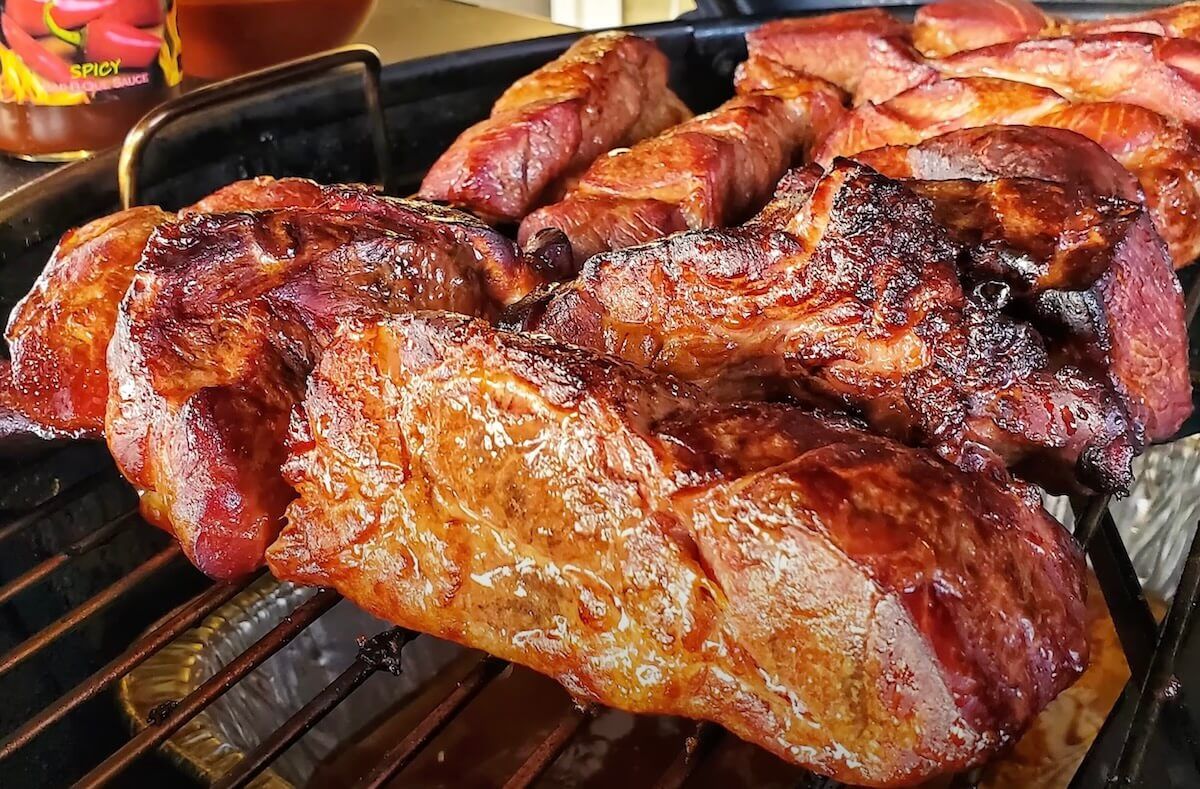 grilled country style ribs