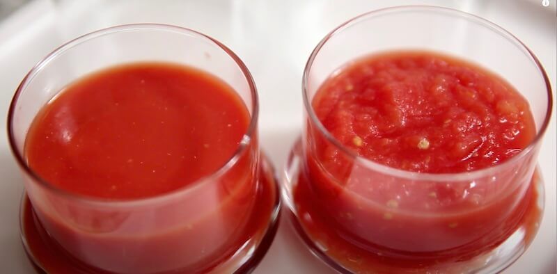 homemade tomato puree