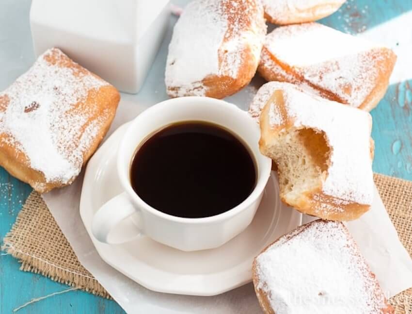 how i eat and serve my beignets