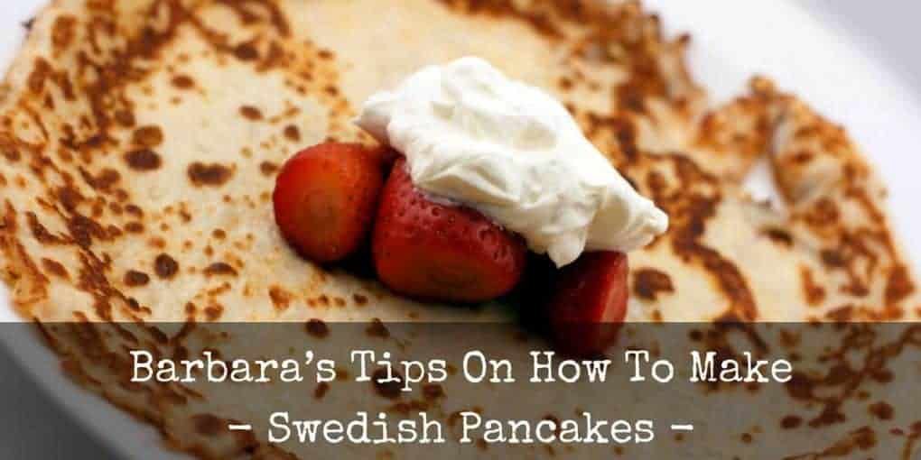 how to make swedish pancakes?