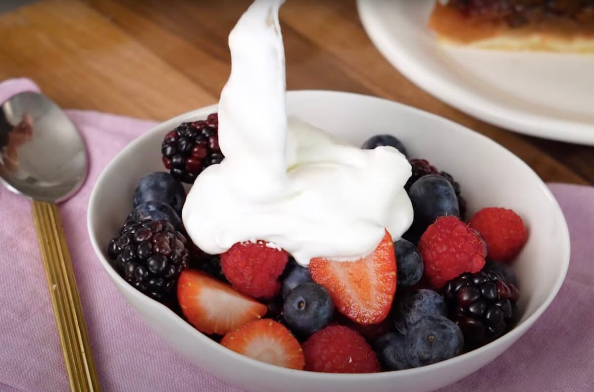 how to make whipped cream without heavy cream?