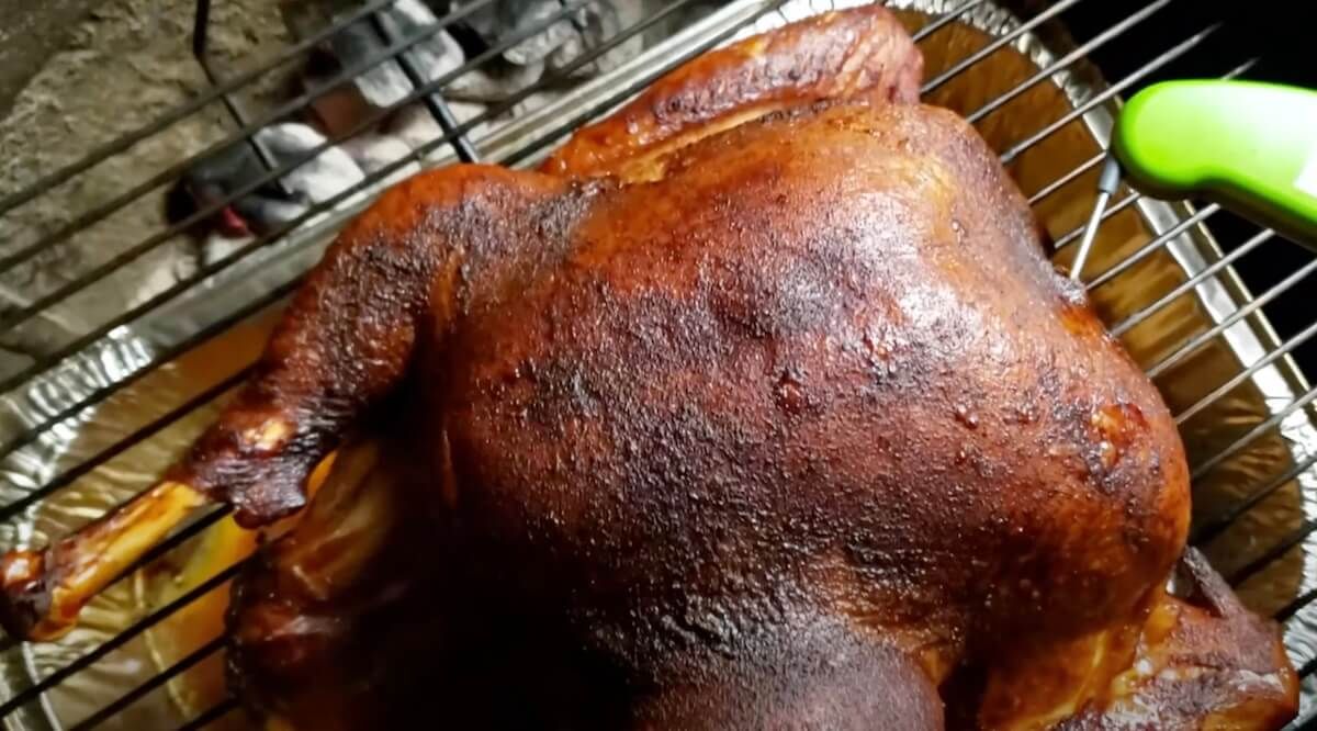 how to smoke turkey in charcoal smoker