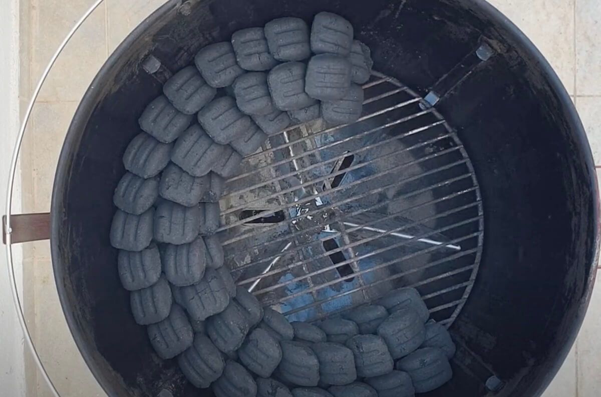 how to use the charcoal snake method