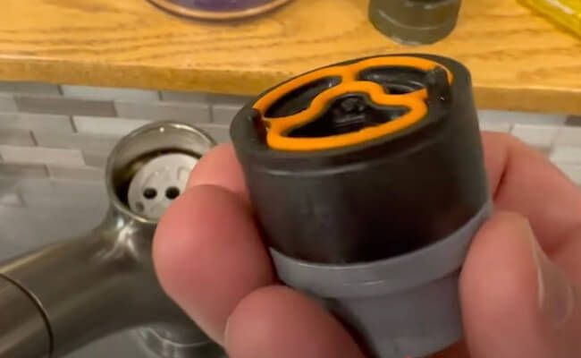 install a ceramic-type faucet