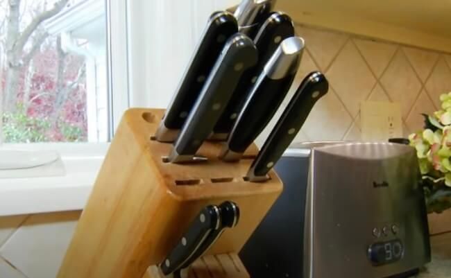 keep your knives clean