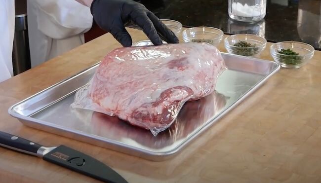 lamb shoulder and the rub