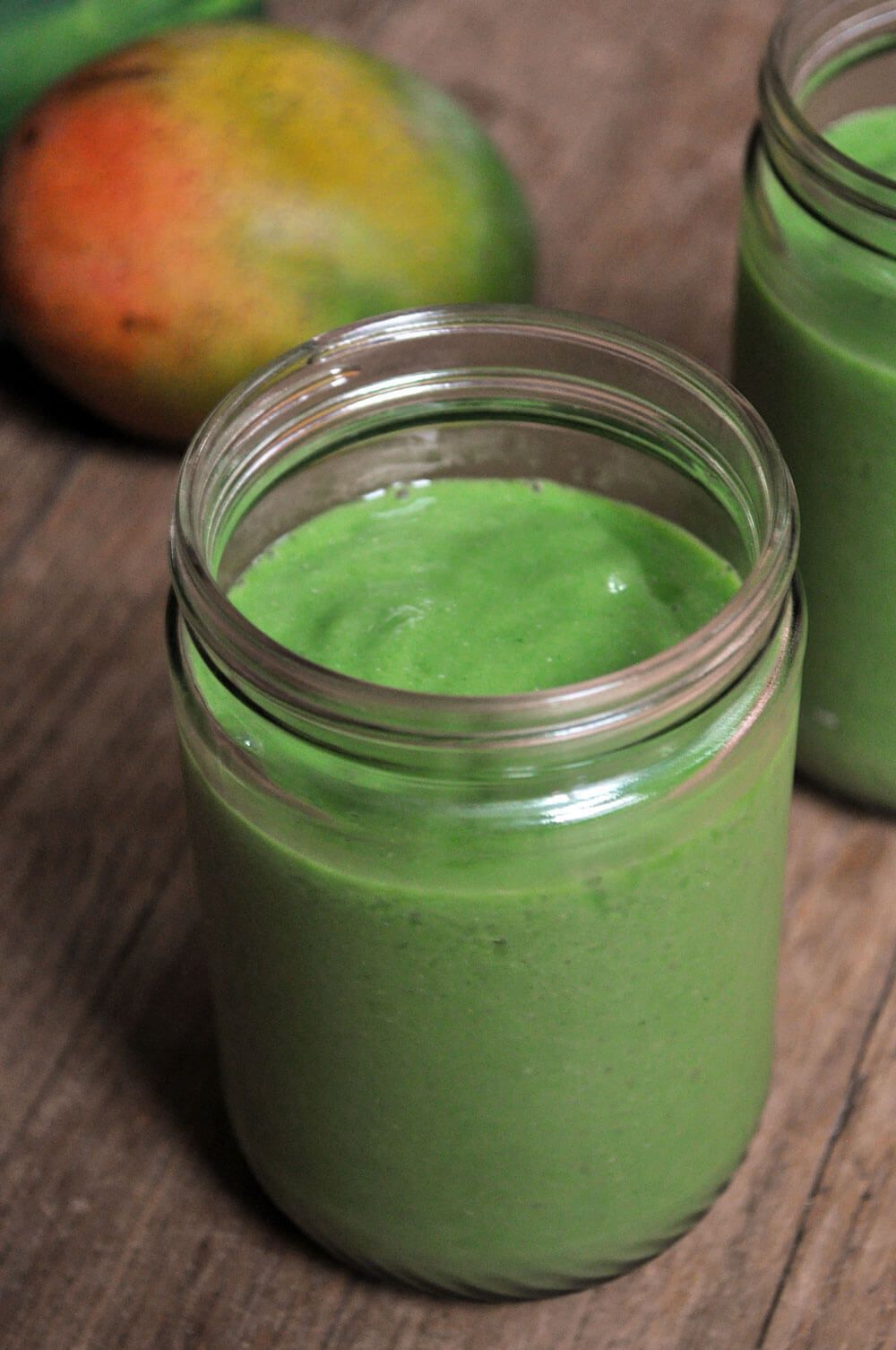 cucumber mango green smoothie