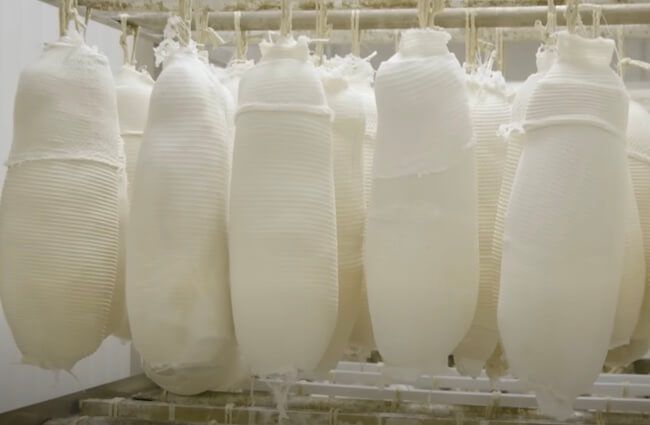 pork is rinsed off and allowed to dry for several months