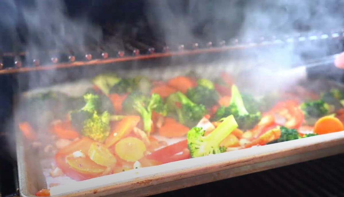 smoked vegetables